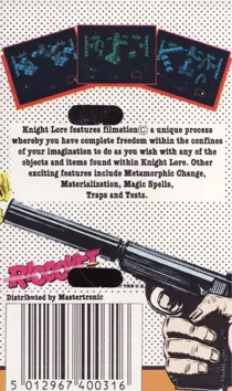 Knight Lore (UK) (1984) (Trainer) box cover back